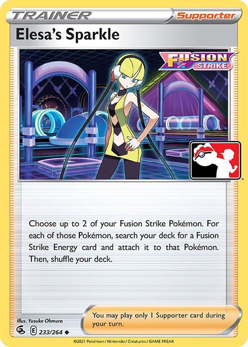 Fusion Strike Elesa's Sparkle [Holo-Prize-Pack-Stamp] Pokémon card